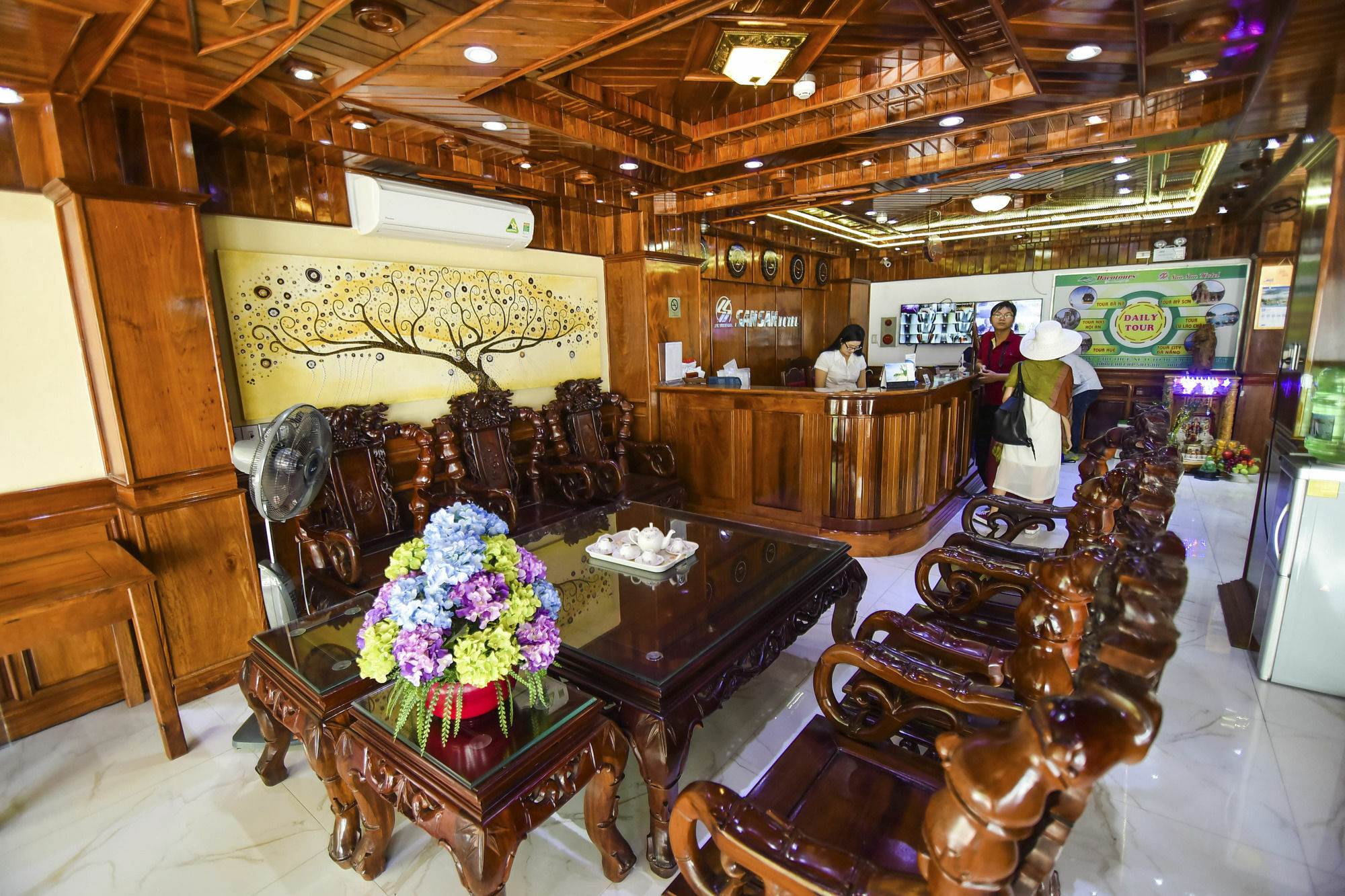 San San Hotel Da Nang Bagian luar foto